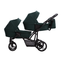 Коляска для двойни 2 в 1 Bebetto B 42 - 25 темно-зеленый